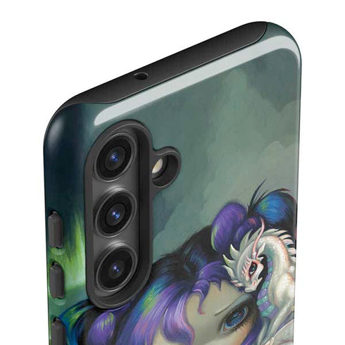 Winter Fairy With Frost Dragon by Jasmine Becket-Griffith Galaxy S24 Plus Impact Case